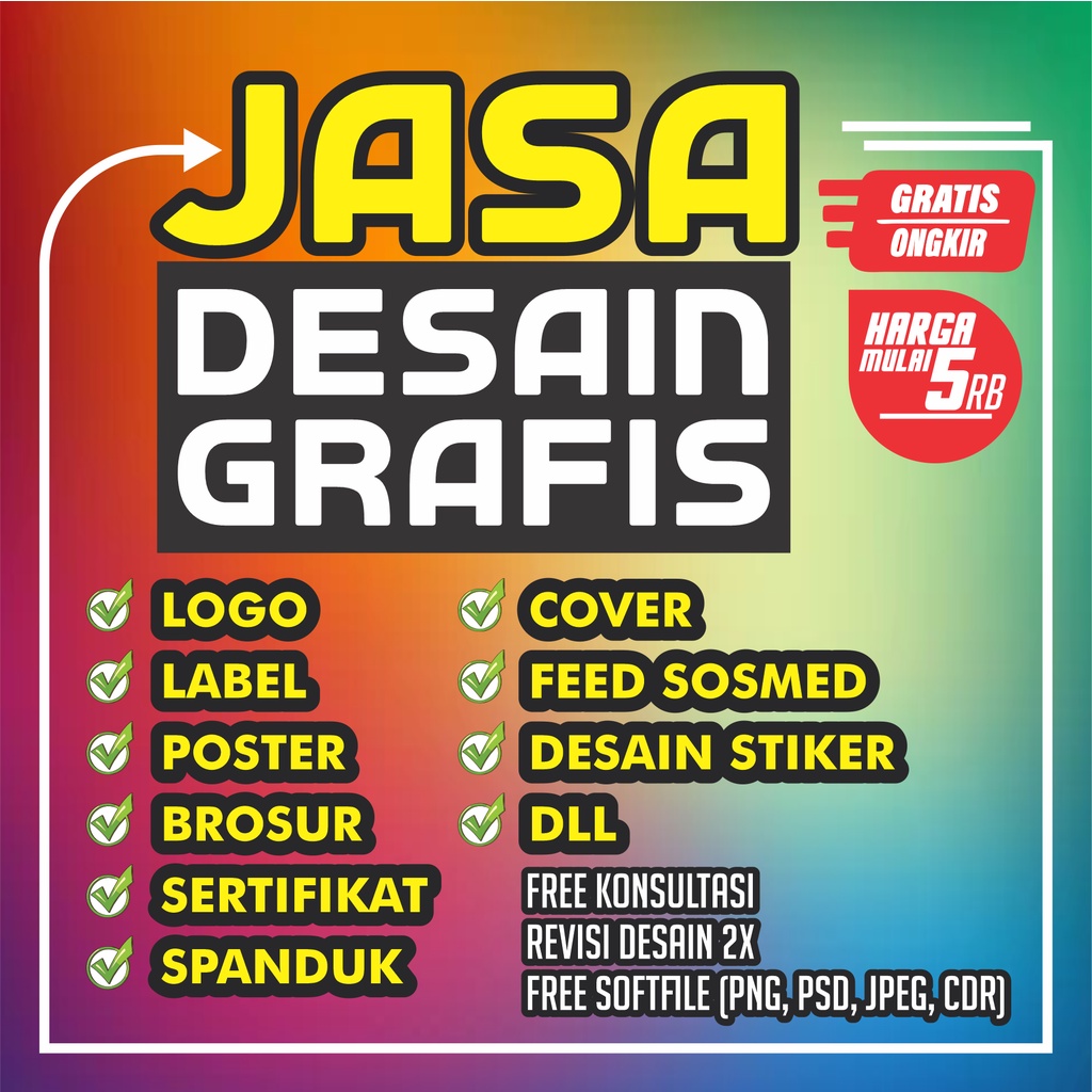 JASA DESAIN LOGO, SPANDUK, POSTER, SERTIFIKAT, BROSUR, LABEL KEMASAN DLL UNIK