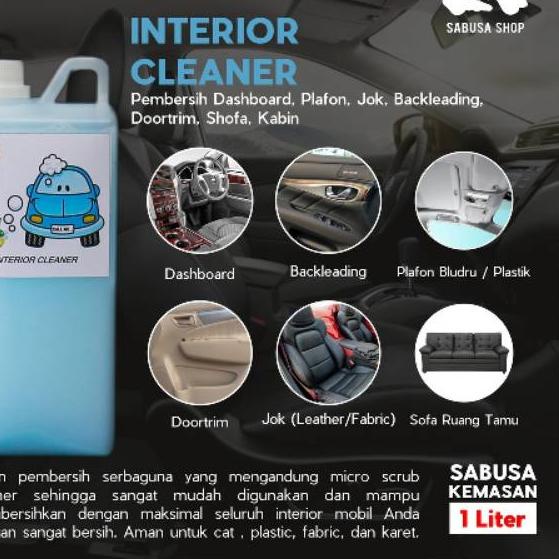 ☄ SABUSA Pembersih interior mobil, pembersih dashboard, pembersih jok, pembersih backleading, plafon