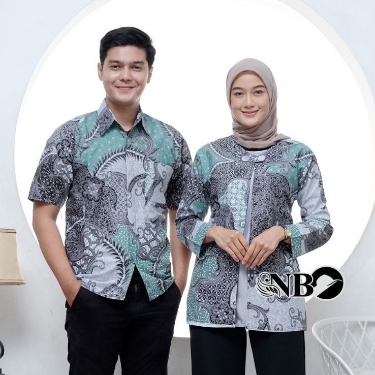 Batik Couple Modern Atasan Batik Kerja Kantor Wanita Baju Batik Wanita