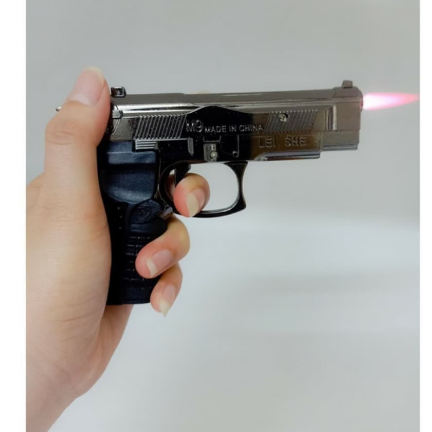 Korek Api Pistol Pajangan Mini