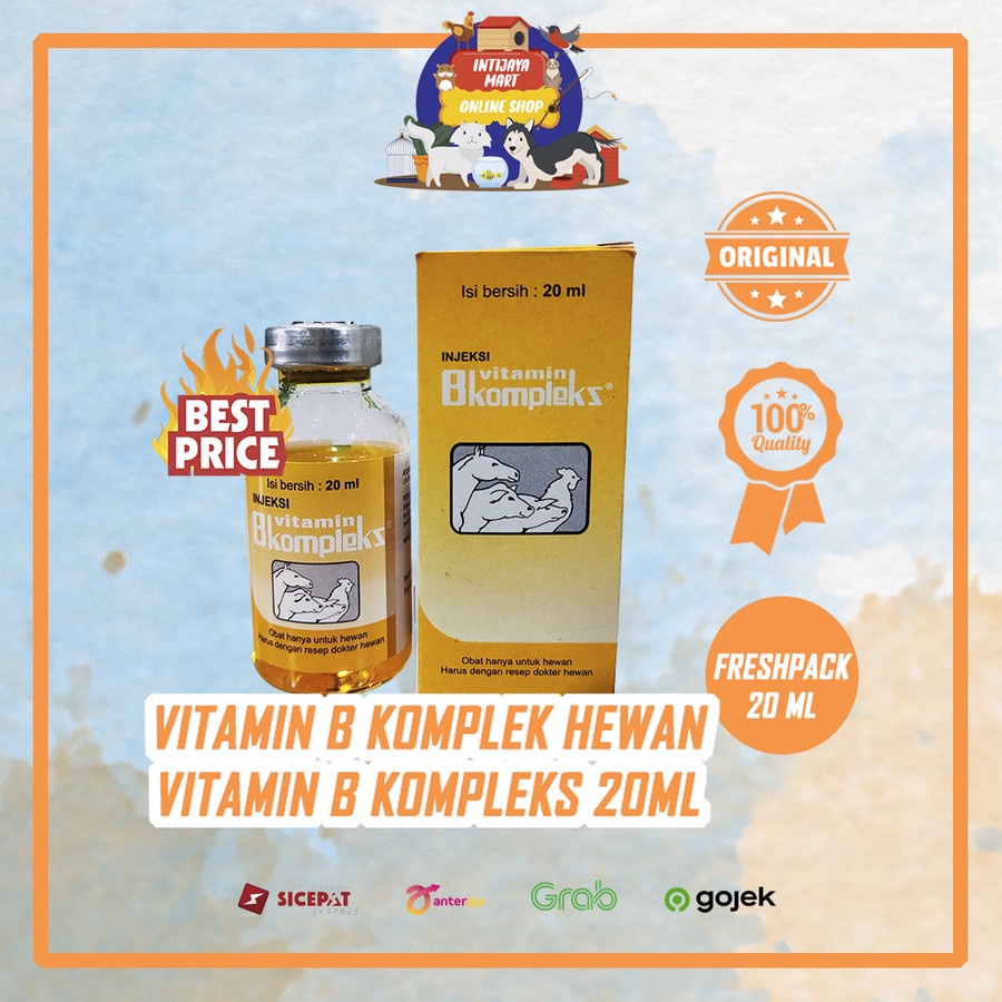 Obat Kuda Sapi Ayam Babi | Vitamin B Kompleks 20ml