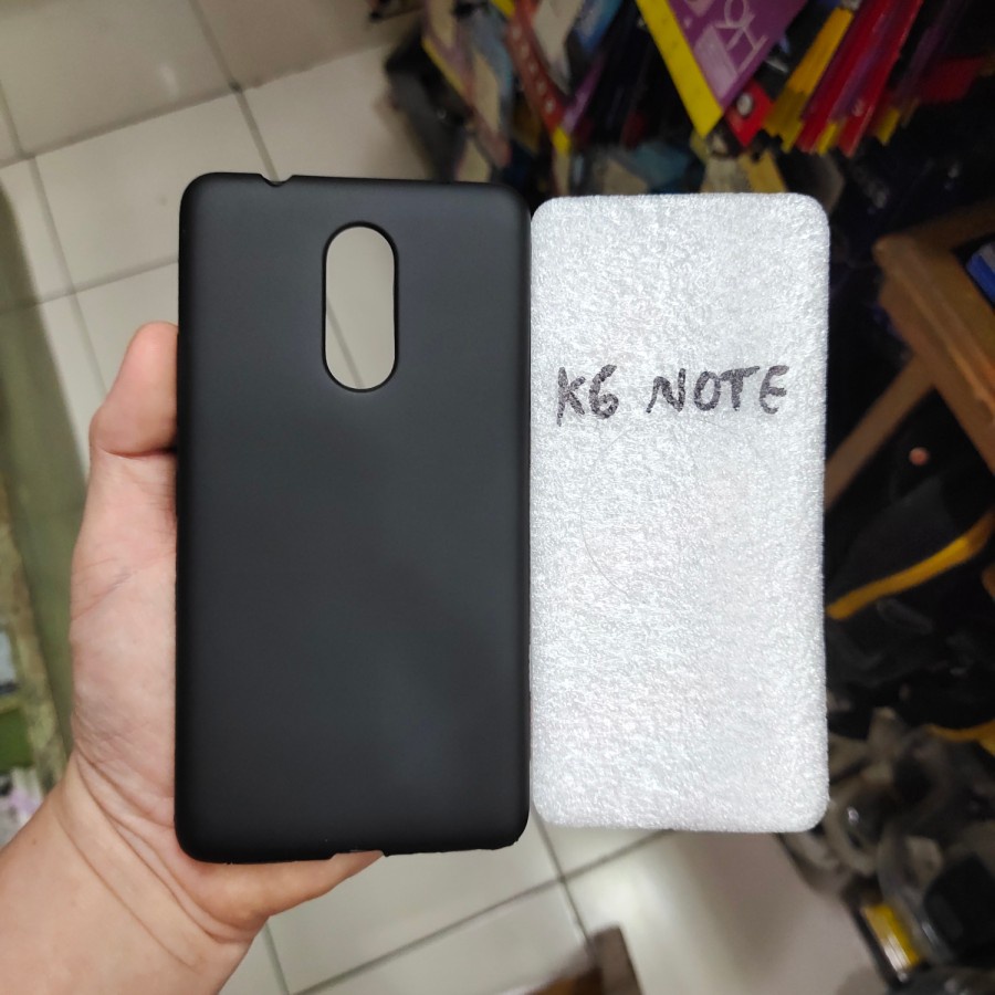 Silikon soft case karet hitam lenovo k6 note k6note 2018 mantul  sofcase k6 note