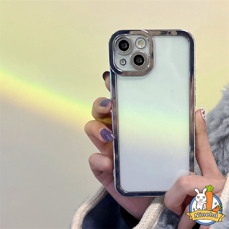 Case Pelindung Bumper Warna Permen Transparan Tahan Banting Untuk iPhone 13 12 11 Pro Max X Xr Xs Max SE 2020 8 7 6 6s Plus