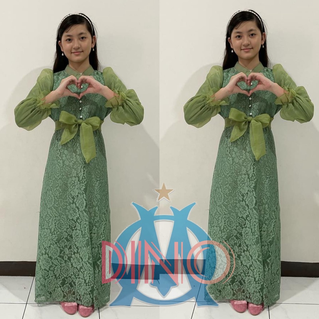 GAMIS ANAK KALAYLA KIDS / GAMIS ANAK BRUKAT ORGANZA MEWAH / GAMIS KONDANGAN PESTA