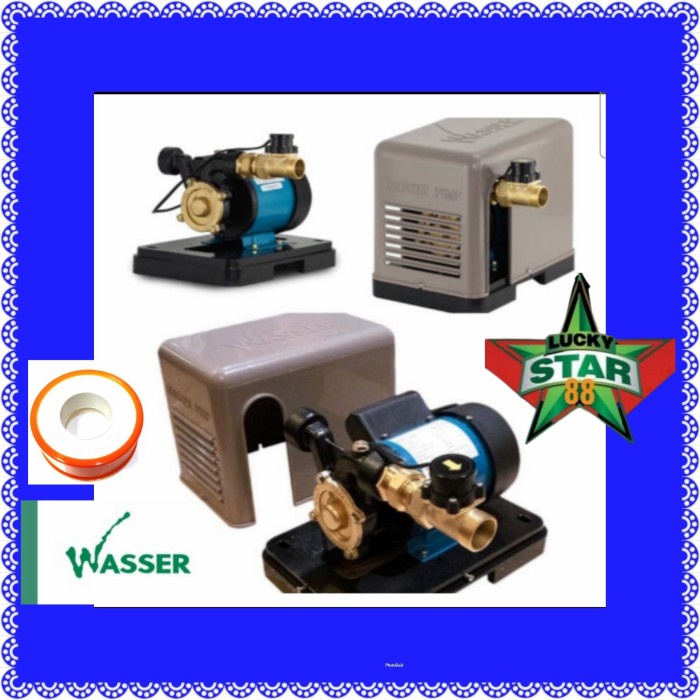 MESIN POMPA AIR WASSER PB 218 EA BOOSTER PB 218EA PENDORONG PB218EA