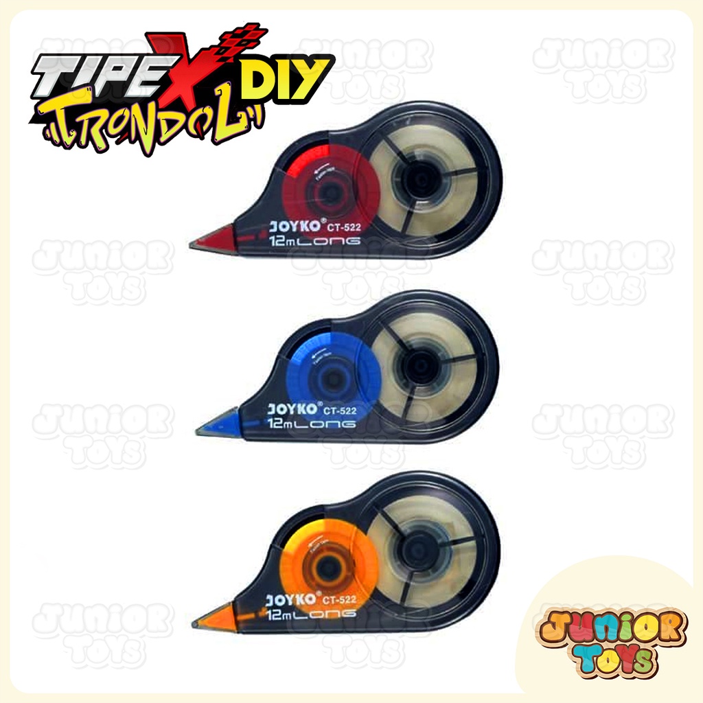 

Tipe X Model Trondol Correction Tape Tip Ex Alat Tulis Sekolah Mainan Anak Viral Toys