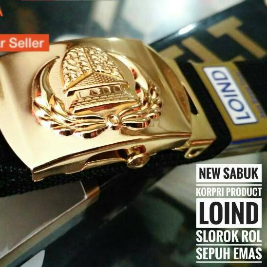 ℮ ORIGINAL. Sabuk Korpri PNS Kopri Loind Slorok Rol ←