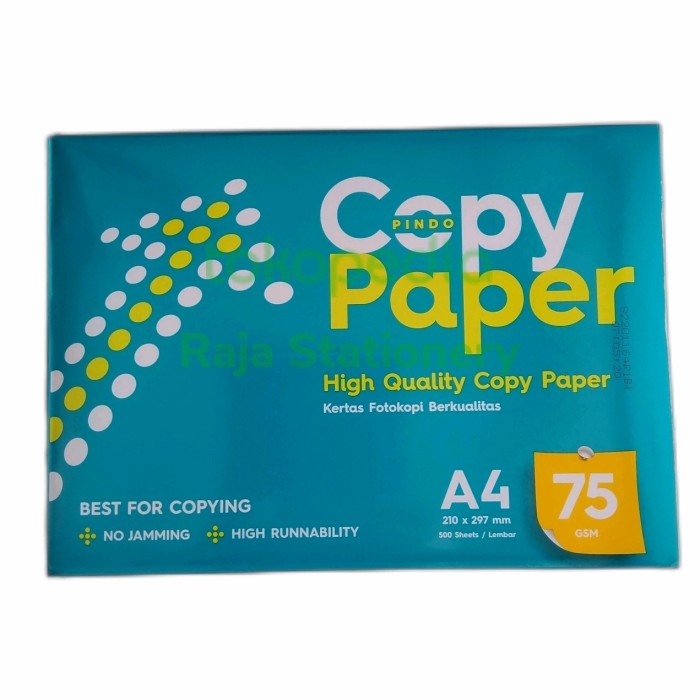 

Copy Paper A4 F4 75gr Kertas HVS A4 70gr 75gr F4 Kualitas PaperOne - A4