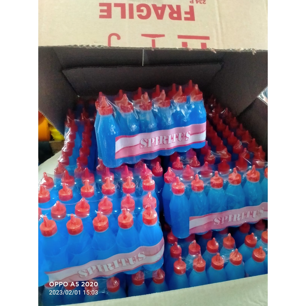 1 pack (12pcs) SPIRTUS Cair/Spirtus Botol Cuka/Spirtus Mainan Meriam