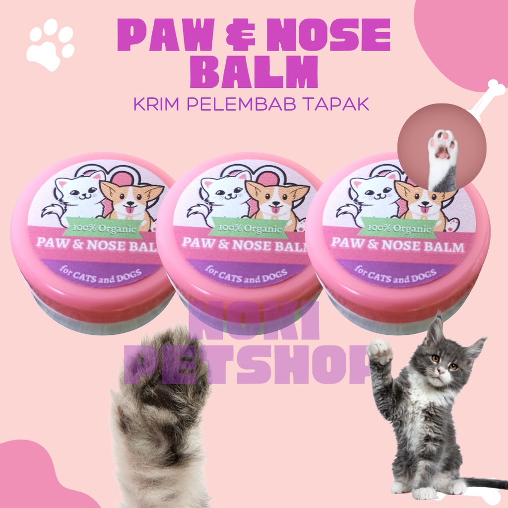 [BISA COD] PAW &amp; NOSE BALM PELEMBAB KUCING ANJING UNTUK TAPAK KAKI PAW ELBOW KUCING ANJING