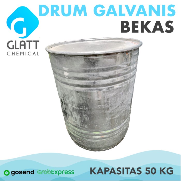 Terlaris Drum Galvanis Bekas Kapasitas 50 Kg - Drum Tong Plat Besi Murah