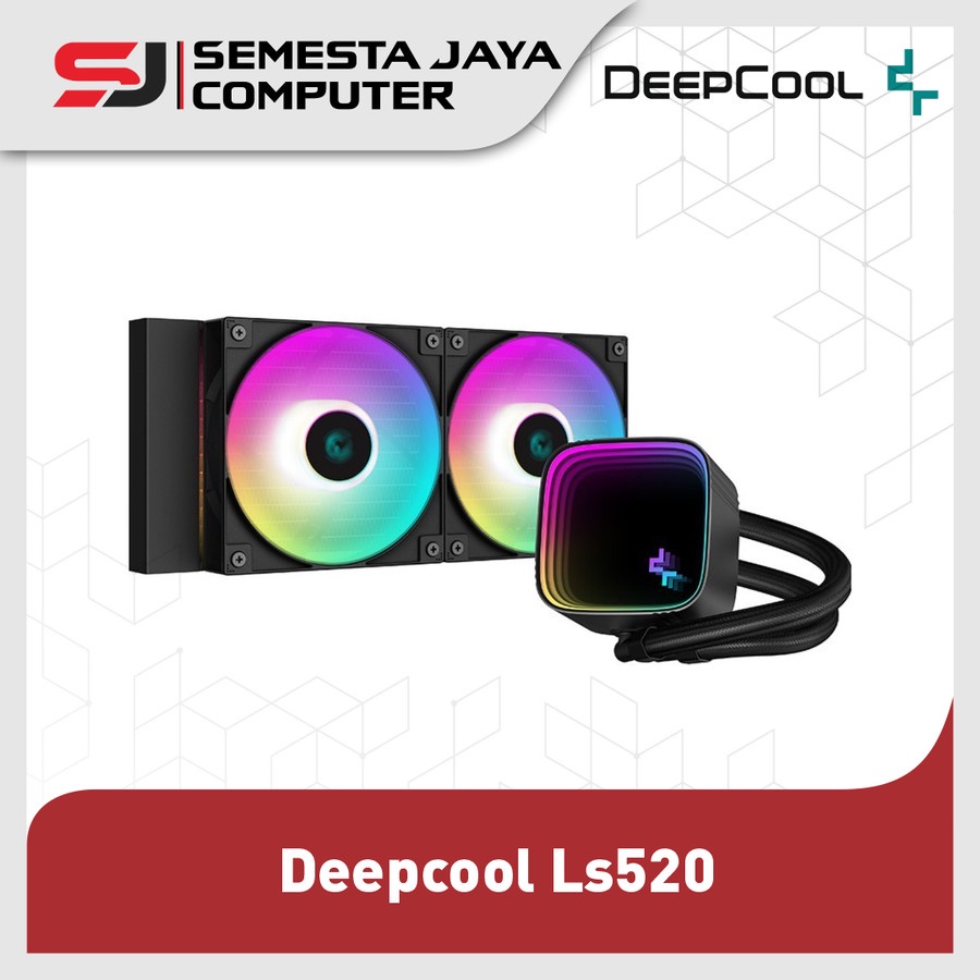 Deepcool LS520 SE ARGB 240mm AIO CPU Cooler - BLACK