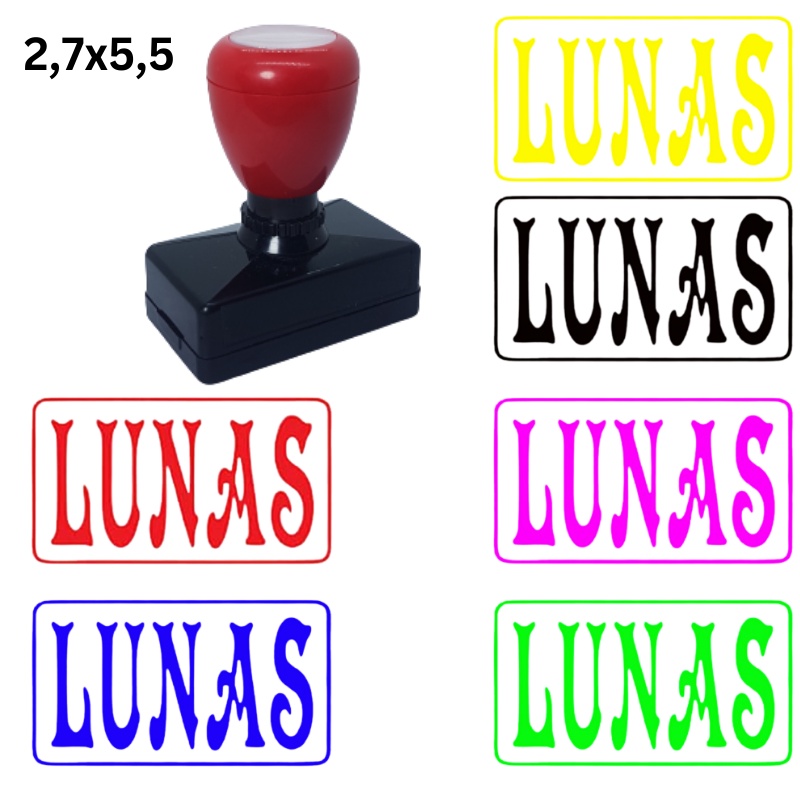 

Cap LUNAS / Stample Flash / Stempel Otomatis LUNAS Warna Bebas Pilih 2.7x5.5 CM