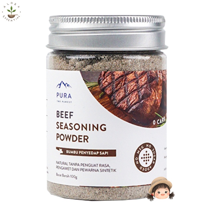 PURA SEASONING WITH HIMALAYAN SALT BEEF 100 Gram - BEEF EXTRACT