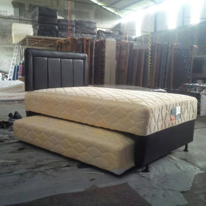Divan Atas n Sandaran 2 in 1 Galaxy spring bed kasur 120x200