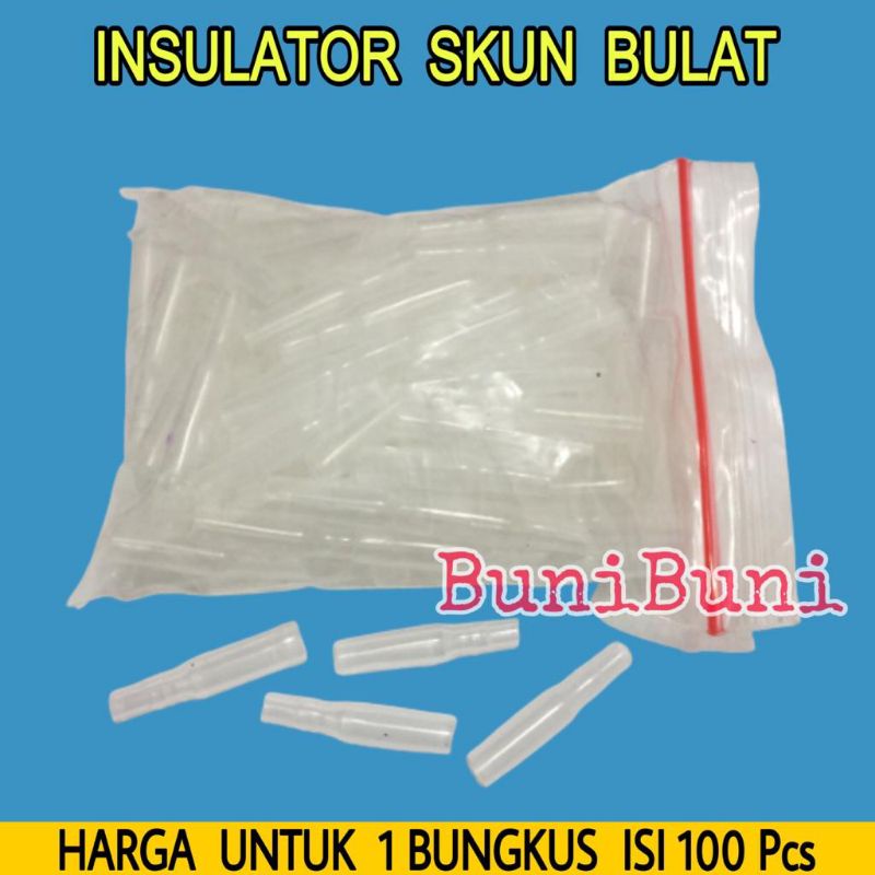 SKUN Terminal Kabel GEPENG &amp; BULAT Tipe CEWEK FEMALE &amp; COWOK MALE - ISI 100 Pcs