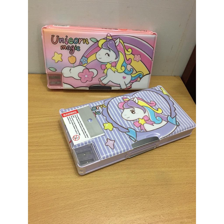 

TEMPAT PENSIL SET MAGNET/KOTAK PENSIL ANAK UNICORN