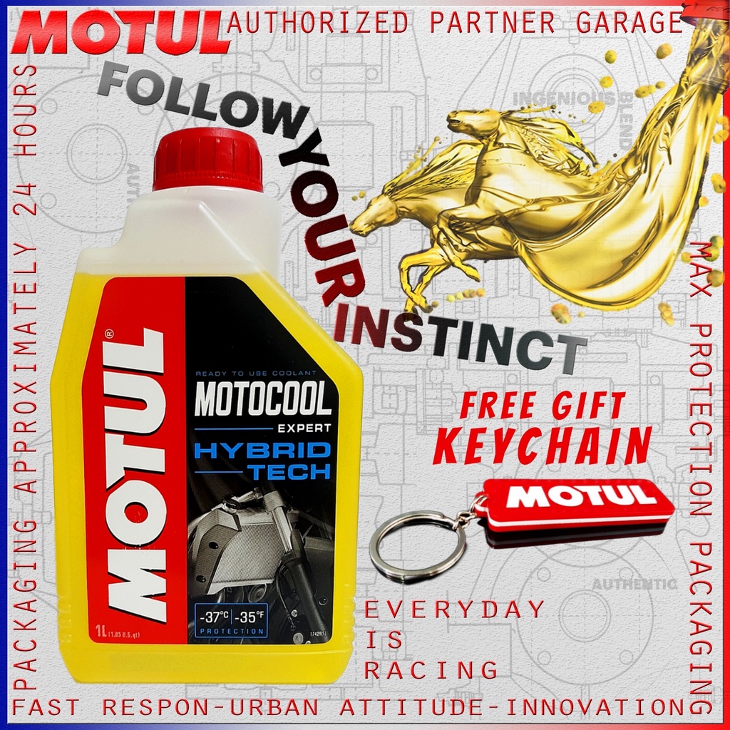 MOTUL MOTOCOOL EXPERT ENGINE COOLANT HYBRID TECH 1L  AIR RADIATOR COOLANT MOTOR IMPORT ORIGINAL