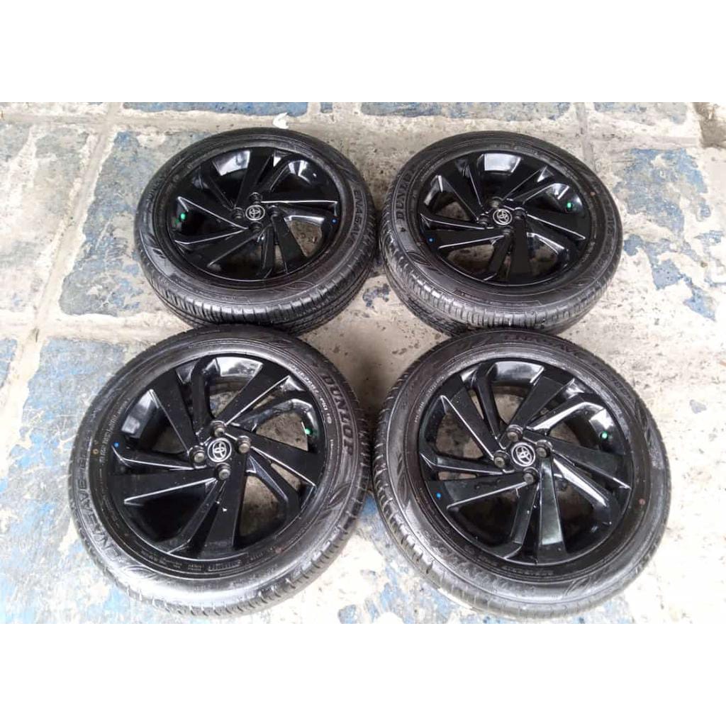 VELG BEKAS ORIGINAL STD RAIZE RING 17X6 4X100 ET40+ BAN 205 60 R17 (2022)