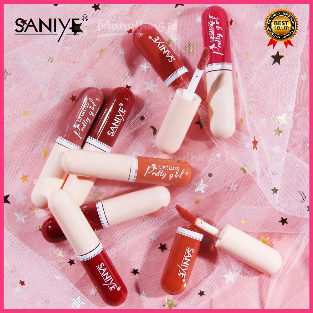 [BPOM] Saniye Matte Lipstik Tahan Lama Waterproof Mini Kapsul Murah - Lip Matte 12 Warna L1135