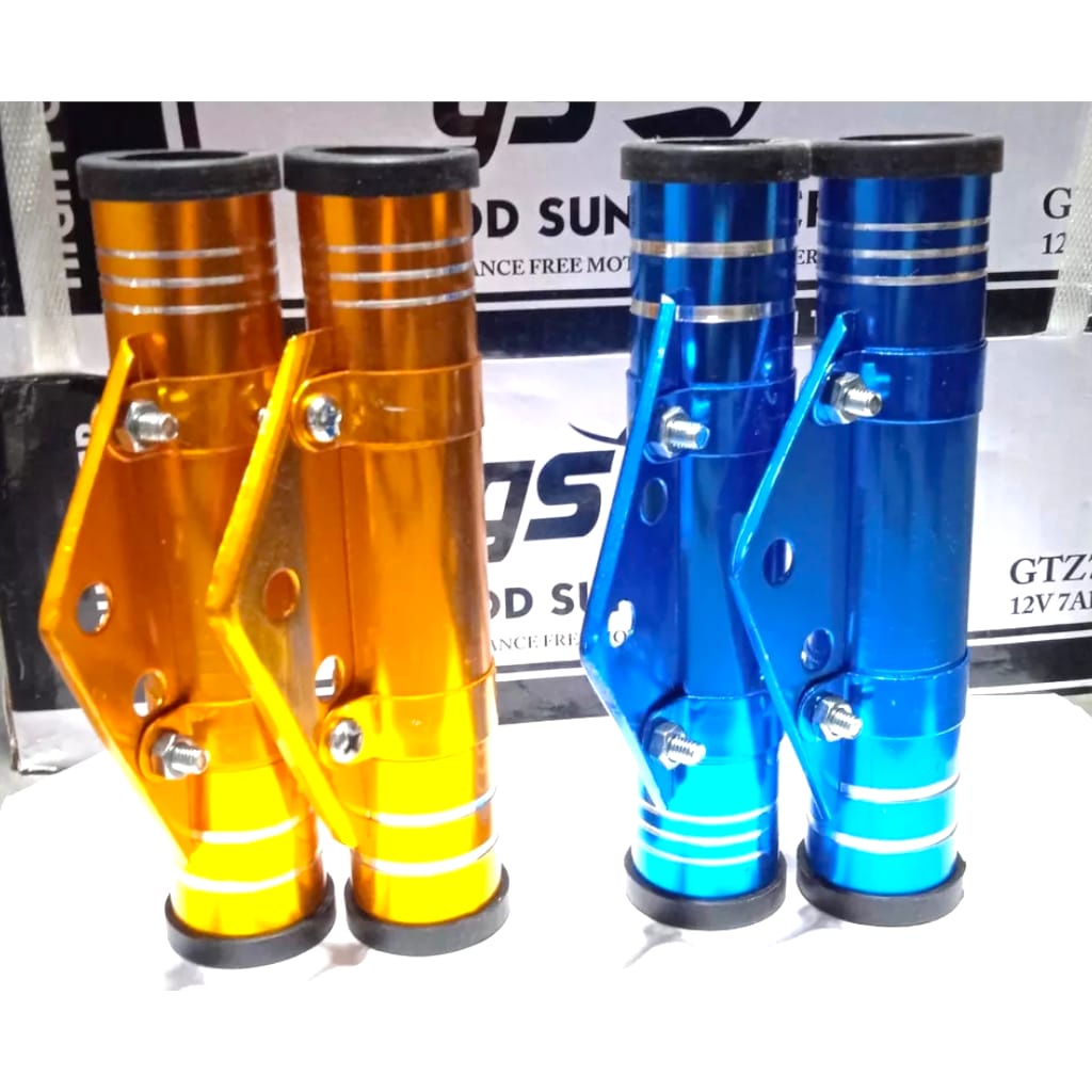 KUPINGAN LAMPU PESEK MODEL K5 CNC ALUMINIUM SET AS 31 HONDA / DUDUKAN BREKET PANGKON LAMPU DEPAN PNP RX KING GL CB MEGA PRO TIGER