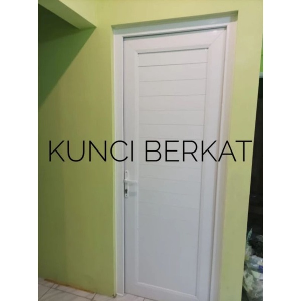 Pintu UPVC Conch Putih/Pintu Kamar Mandi UPVC