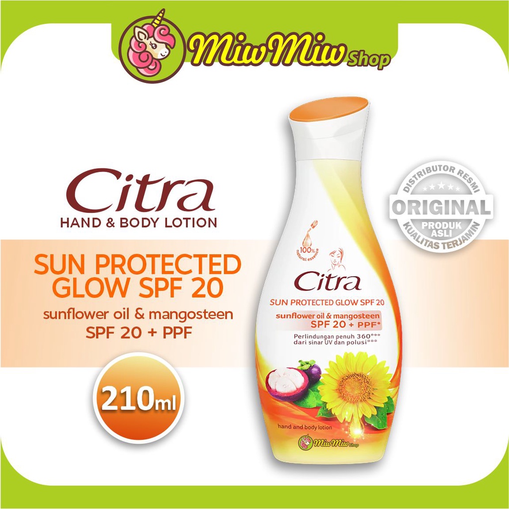 CITRA Hand &amp; Body Lotion Glow UV