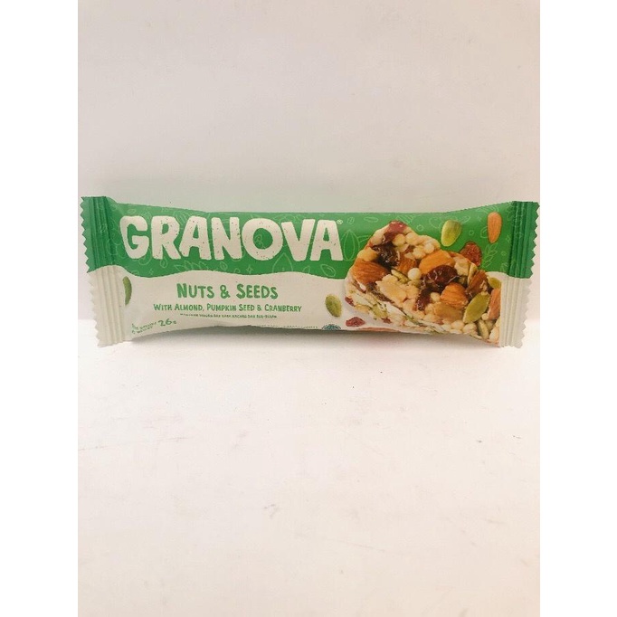 

Granova Makanan Ringan Bar 26g Nuts & Seeds