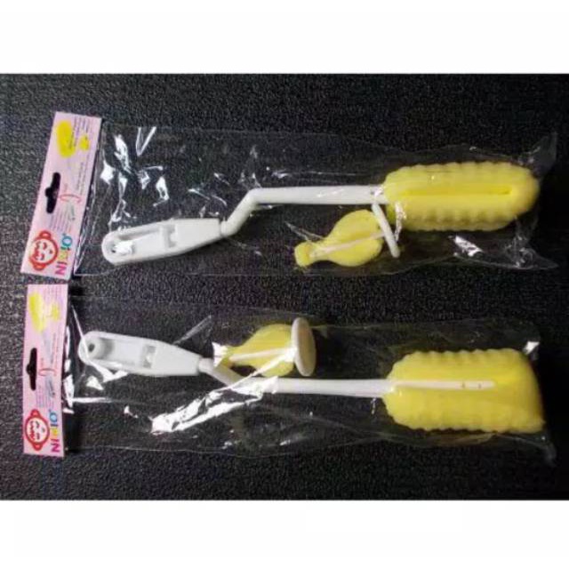 NINIO BOTTLE &amp; NIPPLE BRUSH SIKAT BOTOL