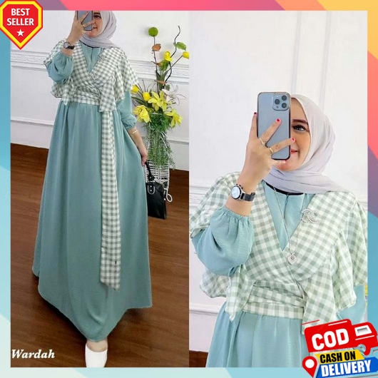 Gamis Dewasa Elegan Games Lebaran 2023 Model Terbaru Longdres Wanita Simpelbaju Muslim Remaja Kekini