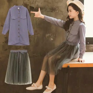 SET ANAK IMPORT BAJU ANAK IMPORT SETELAN ANAK IMPORT SETELAN ROK TUTU ANAK PEREMPUAN UMUR 5-12TAHUN 