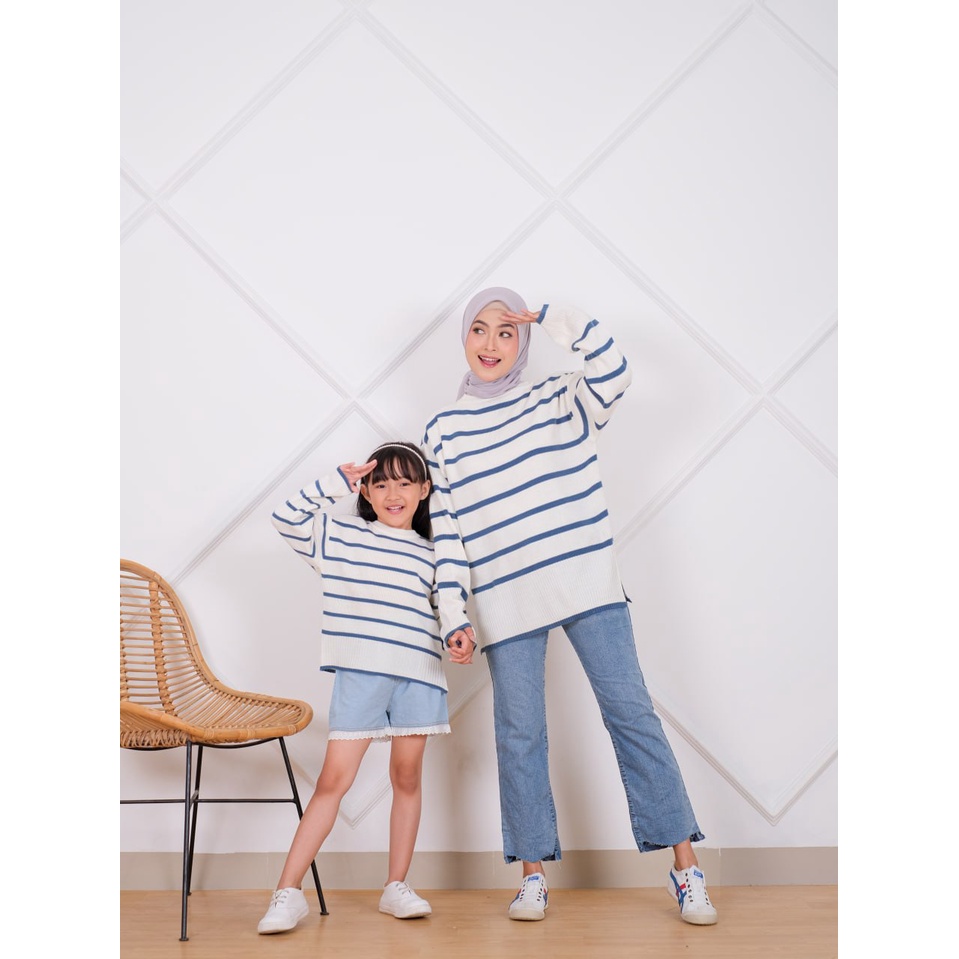 KALILA - MILLEA Sweater Rajut PREMIUM Atasan Wanita | Pakaian Rajut Wanita KOREAN BLOUSE