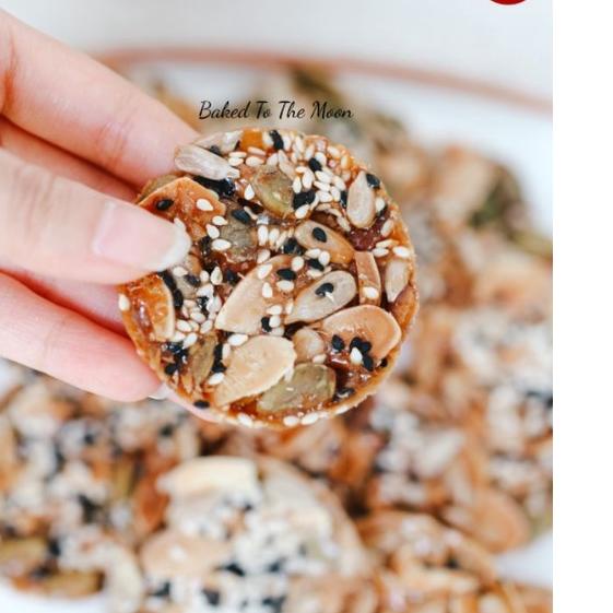 

● HAMPER Caramel Seed Cookies / Healthy Snacks ♠