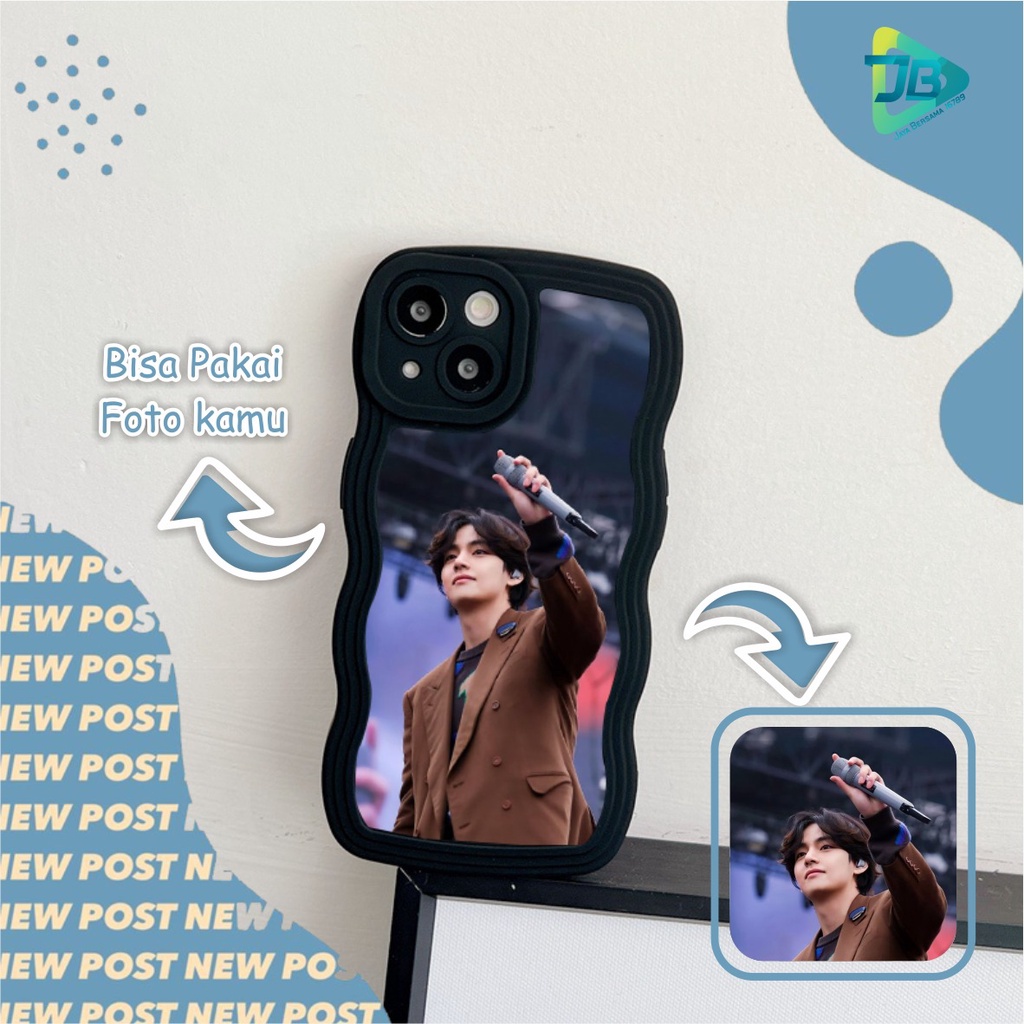 CUSTOM SOFTCASE SILIKON GELOMBANG WAVY CUSTOM REQUEST GAMBAR FOTO FOR INFINIX SMART 5 6 6 PLUS HOT 9 10 11 12 PLAY 12 12I 20 20I 20S NOTE 12 G96 JB7950