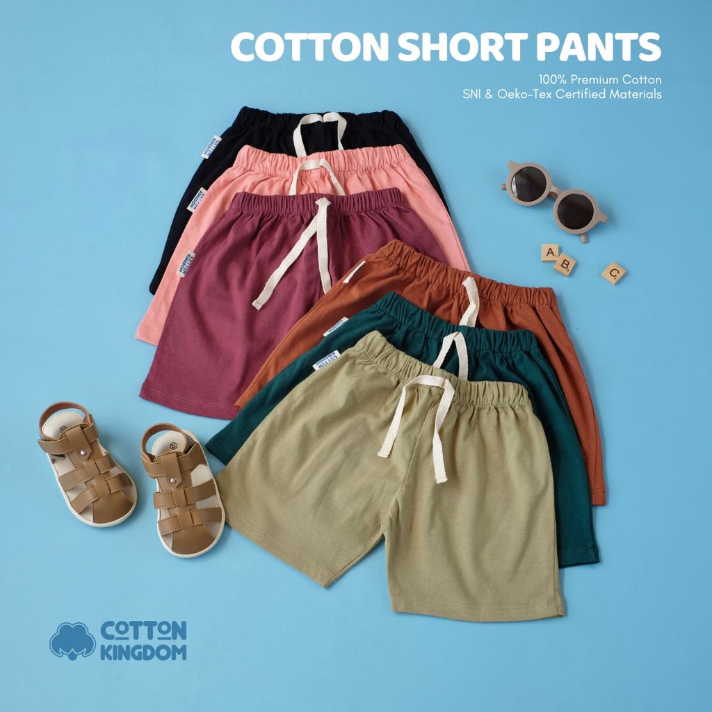 Cotton Kingdom Cotton Short Pants / Celana Pendek Anak (1-6 tahun)