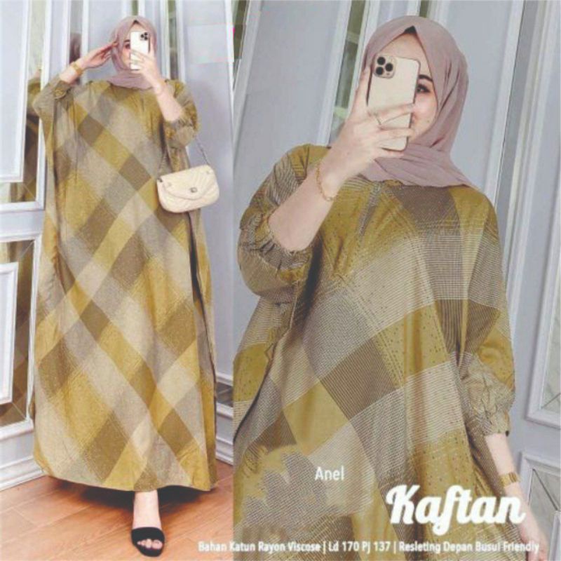 GROSIR KAFTAN RIYANA | KAFTAN SUPER JUMBO LD 170CM | DASTER LOWO TERMURAH