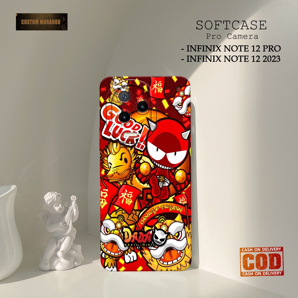Soft case Hp Infinix Note 12 2023 / Infinix Note 12 Pro Terbaru - Fashion Case AESTHETIC - Cassing H