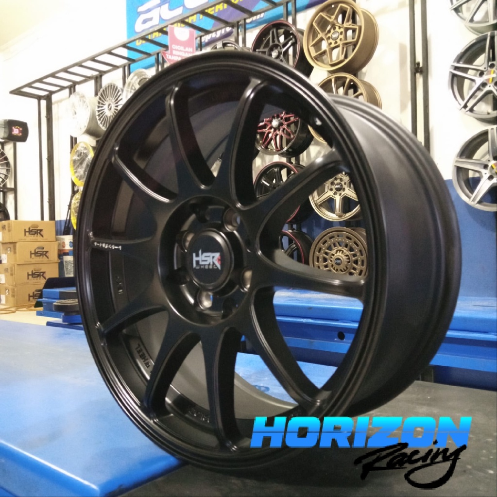 velg racing terbaru ring 16 warna hitam hsr Indy