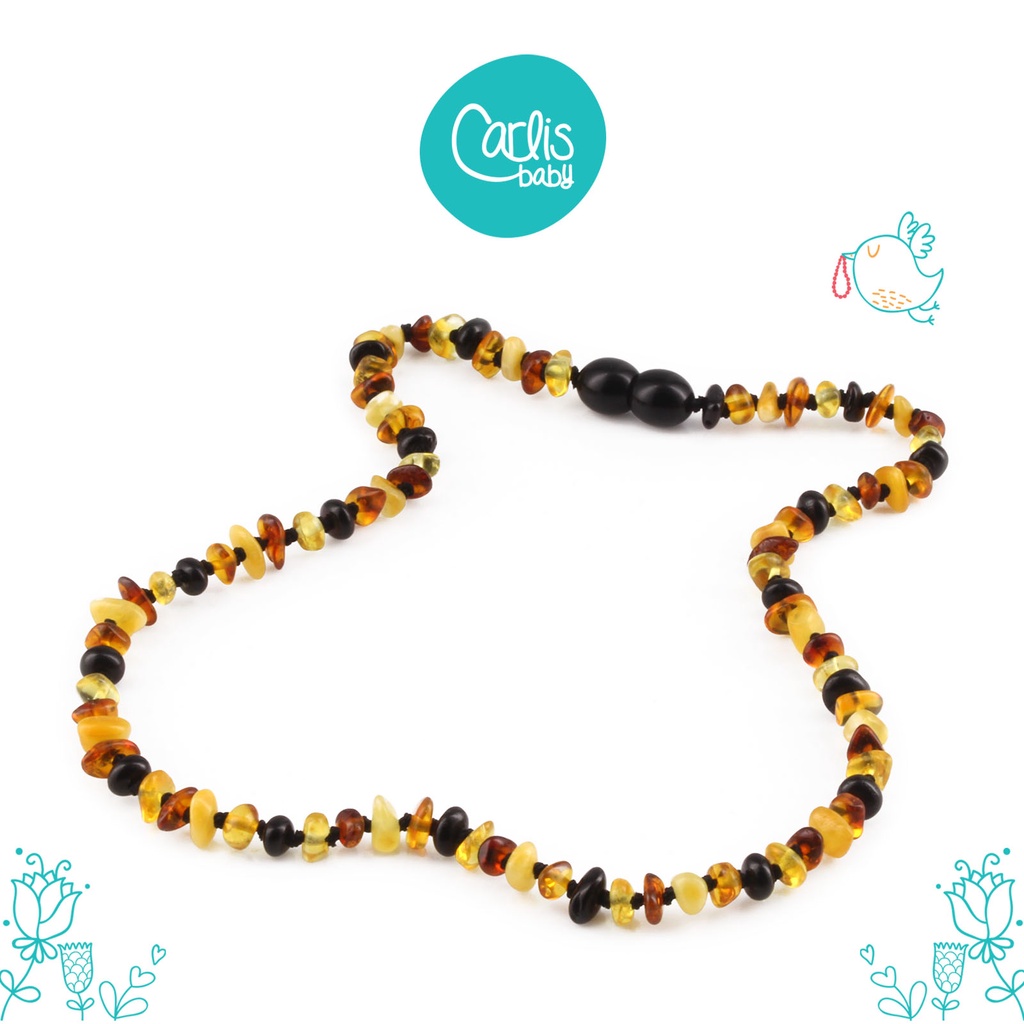 Kalung amber untuk Junior by Carlis Baby. Multicolour CH1 /CH2