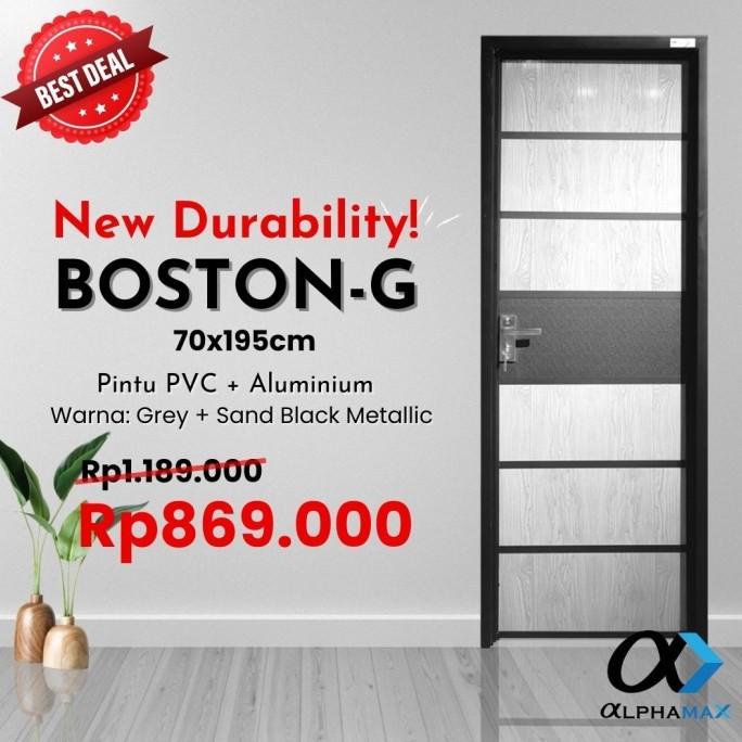 Sale Boston Door Pintu Alphamax Aluminium /Pintu Kamar Mandi Emeraldmartt