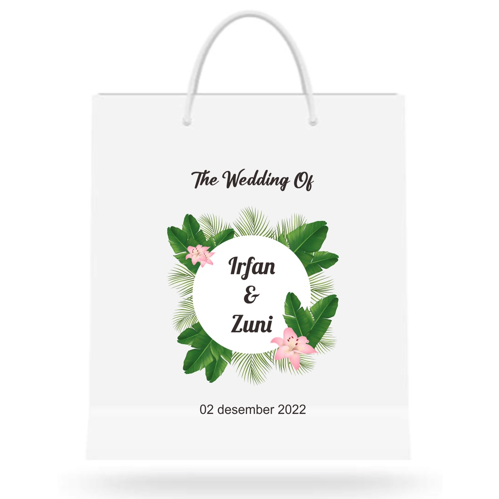 

paperbag size 20x10x25cm