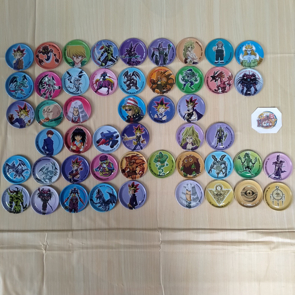Paket Tazos YuGiOh Metalix Colour Berwarna (49/60)