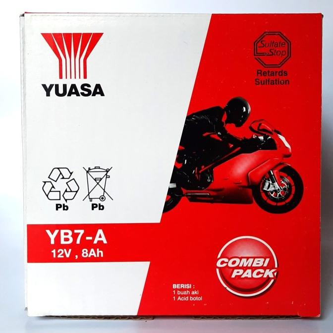 Aki Motor Suzuki Thunder 125 Aki Yuasa Yb7A Aki Basah Origina Debezzz