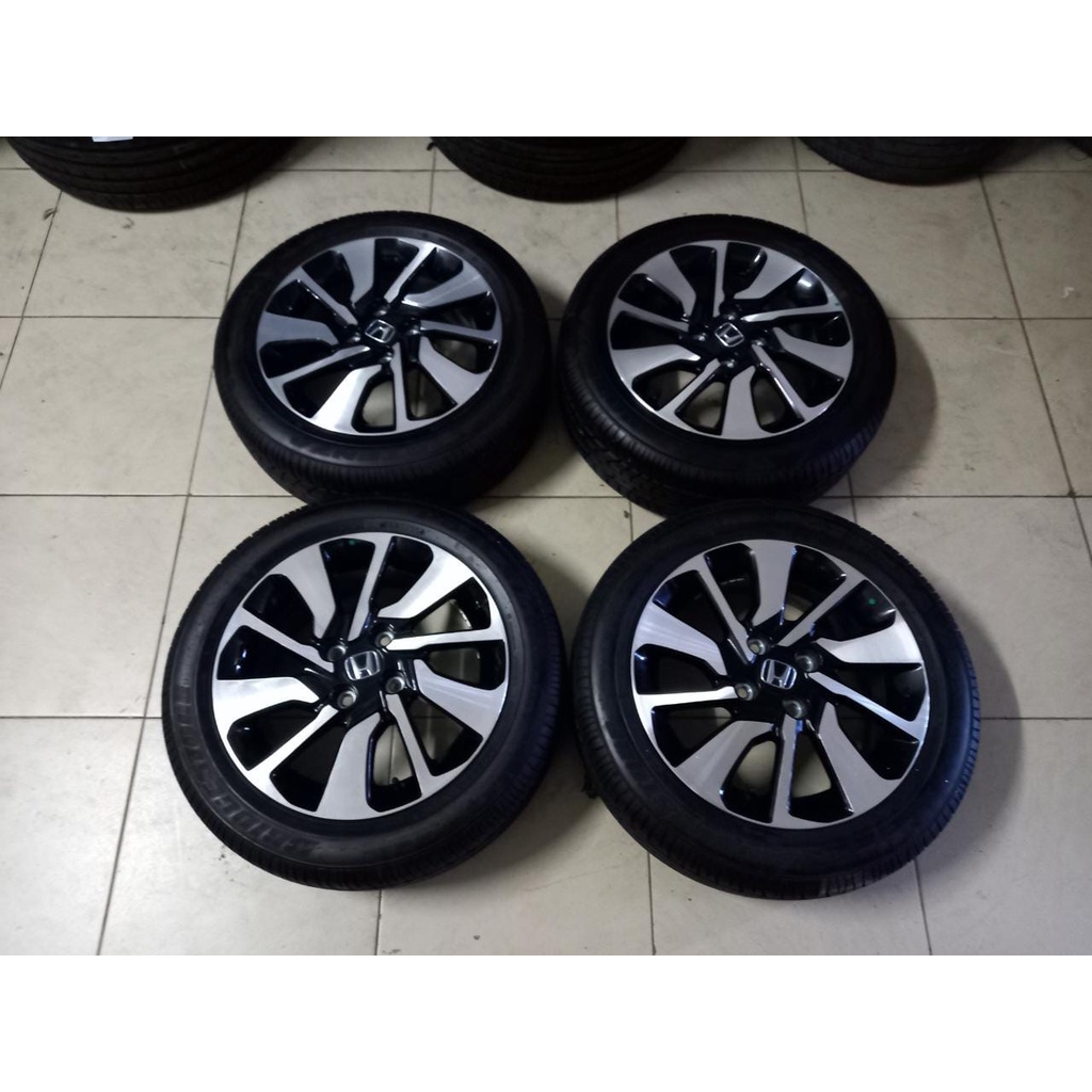 Velg Mobil original Honda Brio Rs Ring 15 STD BRIO RS R15X6 4X100 ET53 BAN BS 185 55 R15