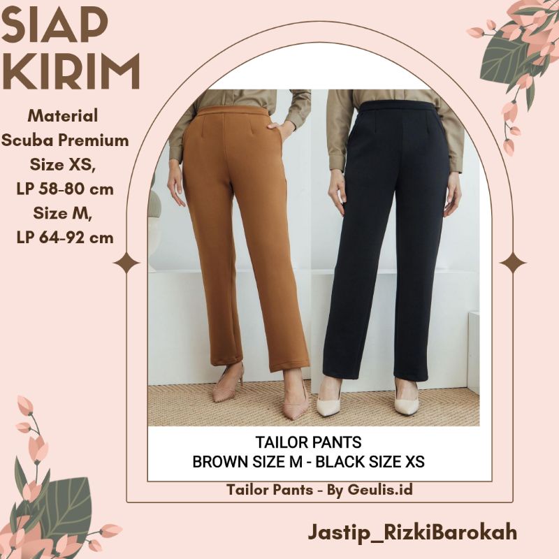 [SIAP KIRIM] TAILOR PANTS BY GEULIS