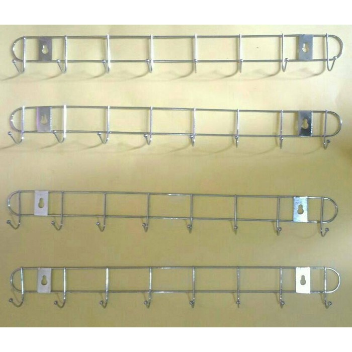 Gantungan Baju Dinding Stainless/Kapstok/Capstok Stainless Besar