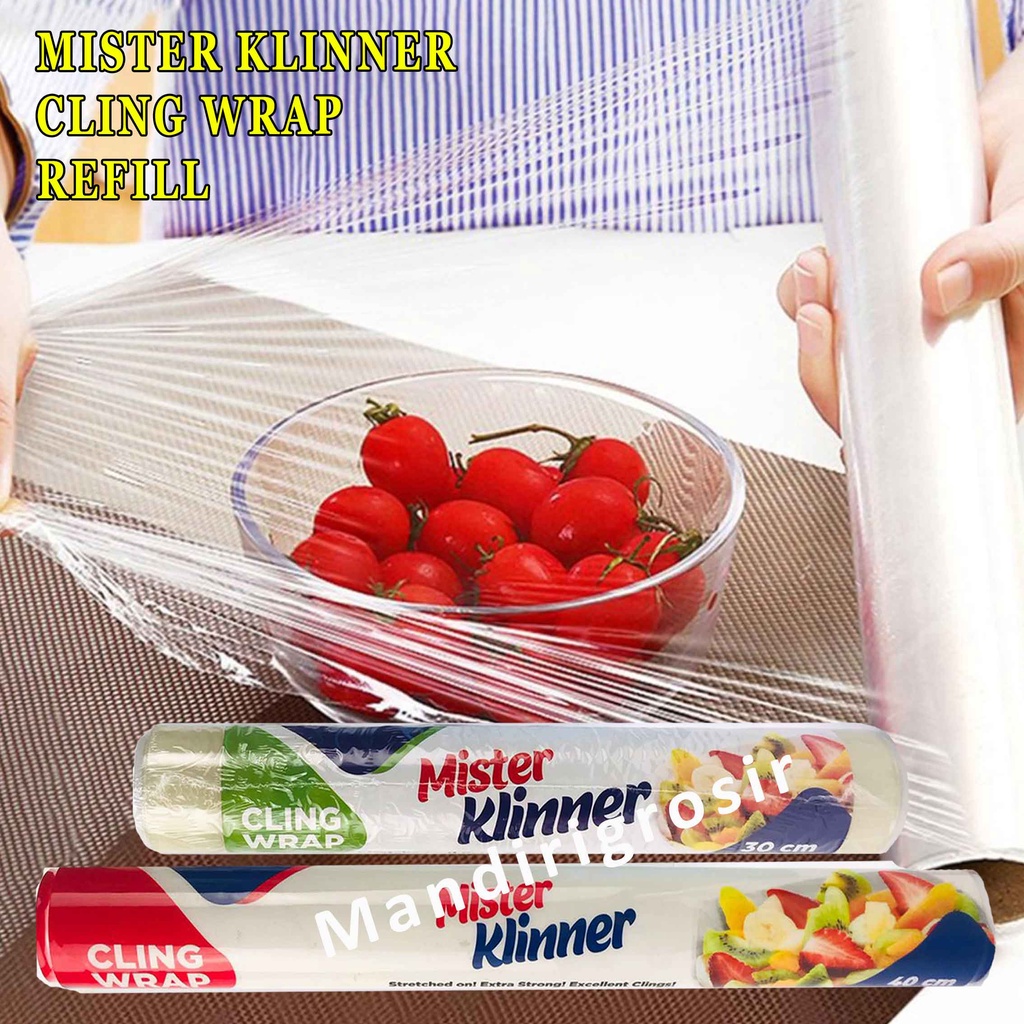 Plastik Wrap* Mister Klinner* Cling Wrap Refill* UK.30X40CM