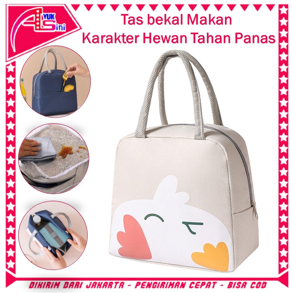 Tas Bekal Anak Tk Terbaru Resleting Oval Kecil Hangat T7U4 Unik Premium Besar Import Laki Laki Lunch