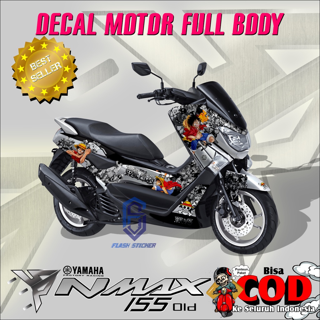 DECAL STICKER STRIPING FULL BODY YAMAHA NMAX 155 OLD ONE PIECE