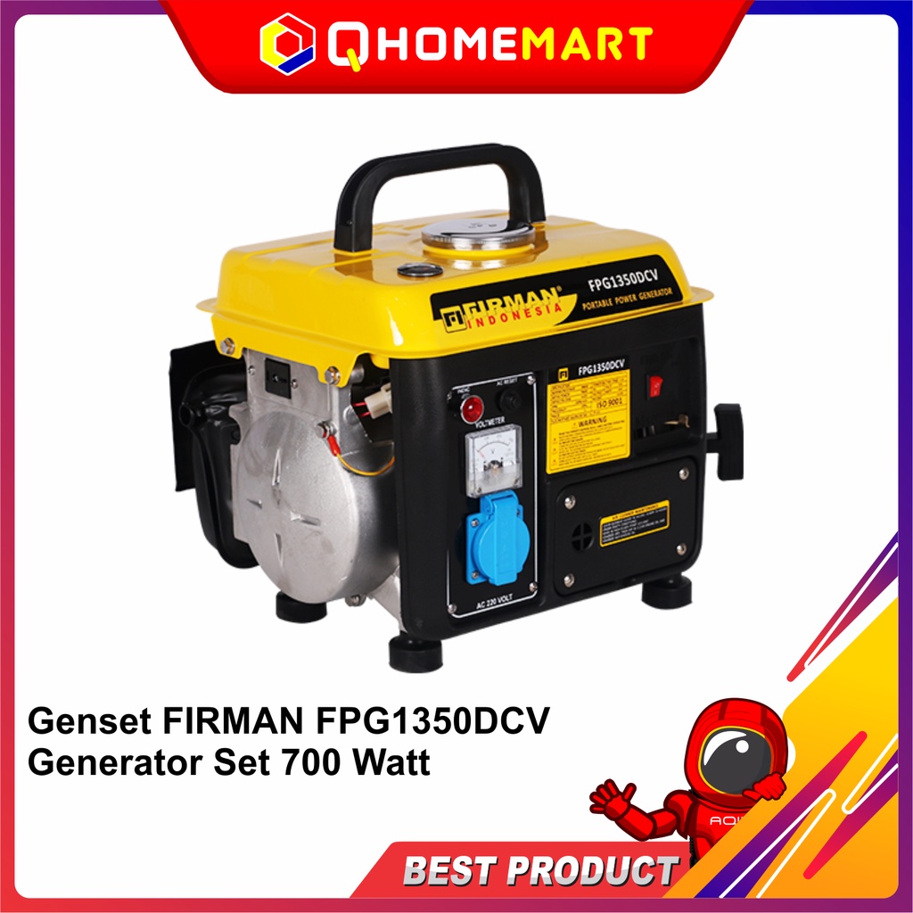 Genset FIRMAN FPG1350DCV Generator Set 700 Watt